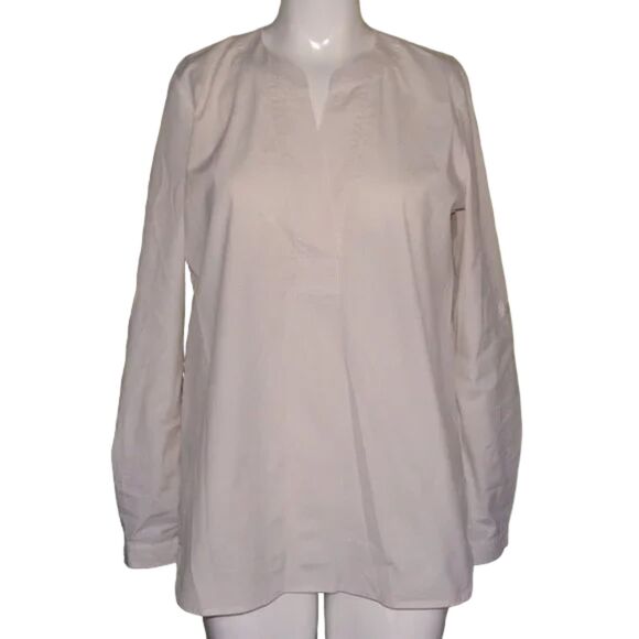 DIANE VON FURSTERBERG Blouse/Tunic, 4, Esti, Stretch, Long sleeve, Off-white - Picture 9 of 14